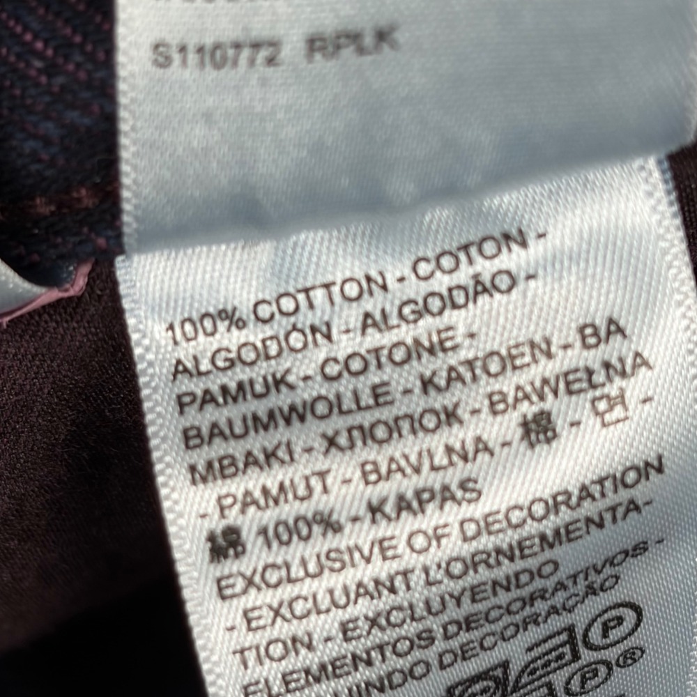 Levi's Straight Leg Jeans - Purple Wash - Picture 10 of 12